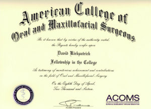 American College of Oral and Maxillofacial Surgeons